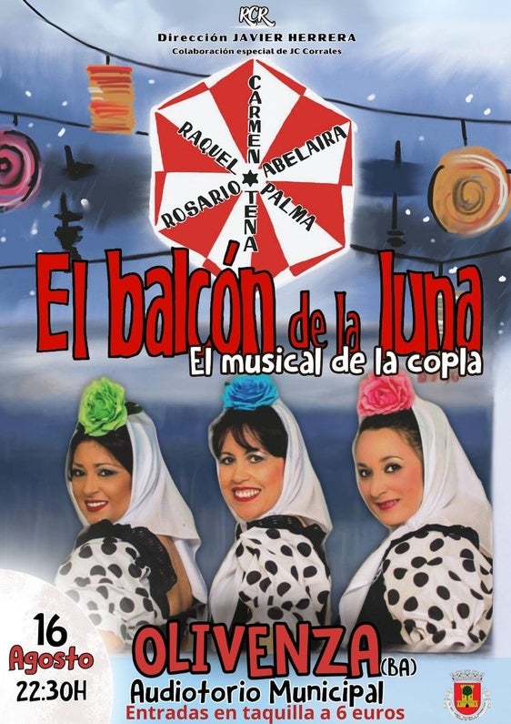 El musical de copla 'El balcón de la luna' llega a la Feria de Olivenza