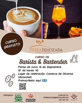 Aderco lanza un curso gratuito sobre técnicas innovadoras de hostelería