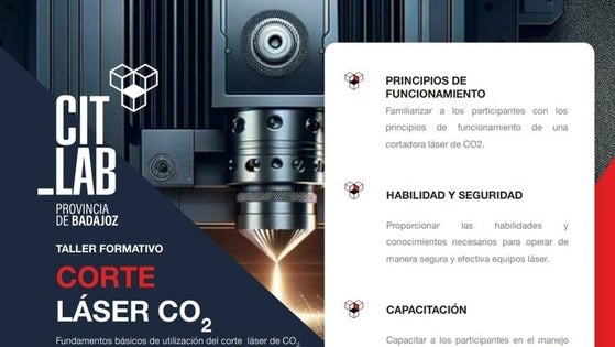 El Cit-Lab oferta una segunda formación de corte de laser de CO2