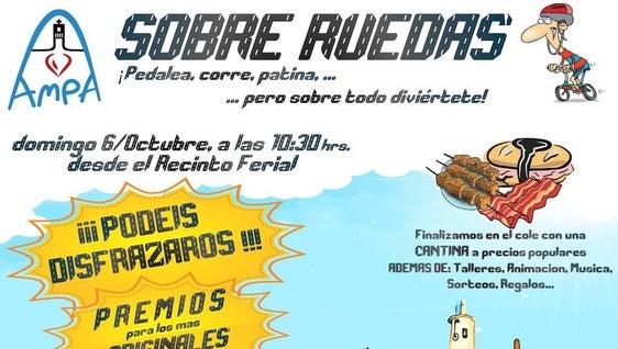 La Ampa del Sagrado Corazón organiza la actividad 'Sobre ruedas'