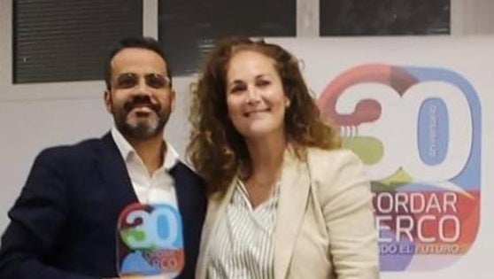 Manuel J. González recogió su reconocimiento por sus cuatro años de presidencia en Aderco