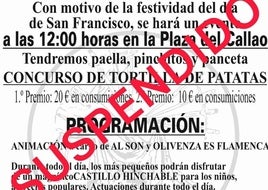 La cofradía Jesús Nazareno 'Los Obreros' suspende por lluvias el evento por San Francisco