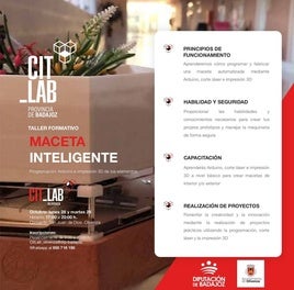 El Citlab oferta una formación denominada 'Maceta inteligente'