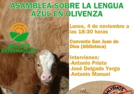 UPA-UCE Extremadura convoca una asamblea sobre la crisis ovina de la lengua azul