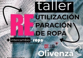 'Repair Café' el taller que enseñará a reutilizar y reparar ropa