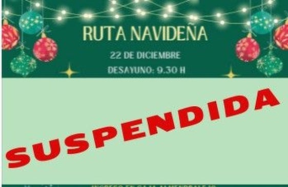 La Asociación Parroquial infantil 'La Burriquita' suspende la ruta navideña por poca participación