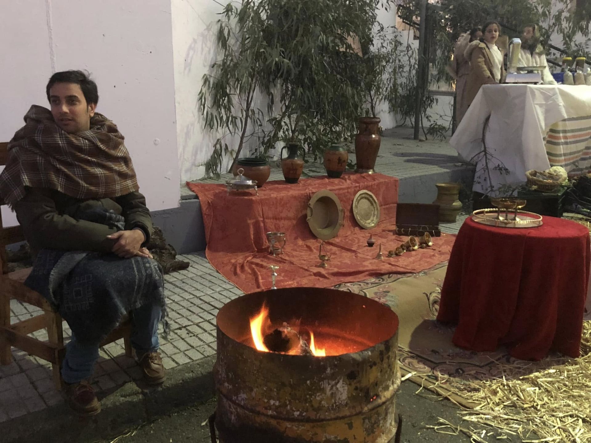 El Portal de Belén cobró vida en Olivenza y en San Benito