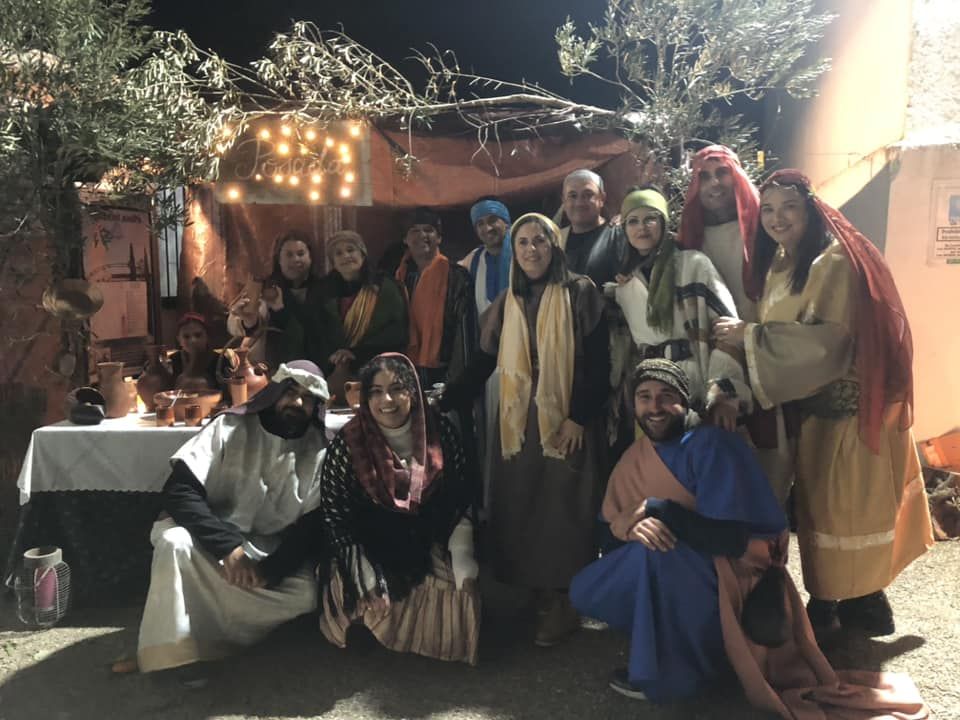 El Portal de Belén cobró vida en Olivenza y en San Benito