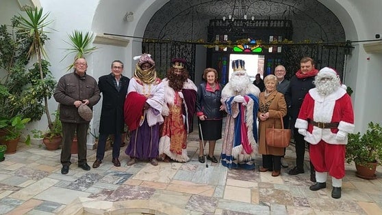 La visita de los Reyes puso fin a una animada navidad en la Santa Casa de la Misericordia