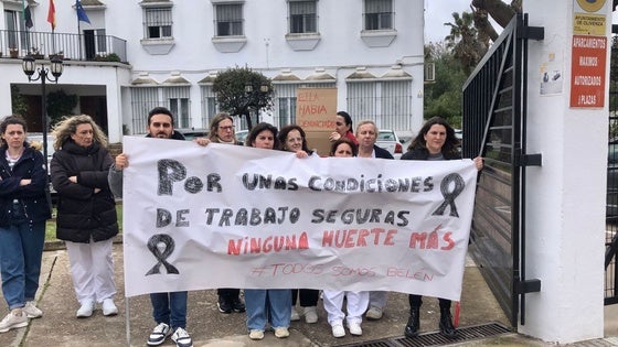 Olivenza mostró su repulsa y condena al asesinato de la Educadora Social Belén Cortés