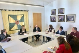 Reunión mantenida en la mañana de hoy.