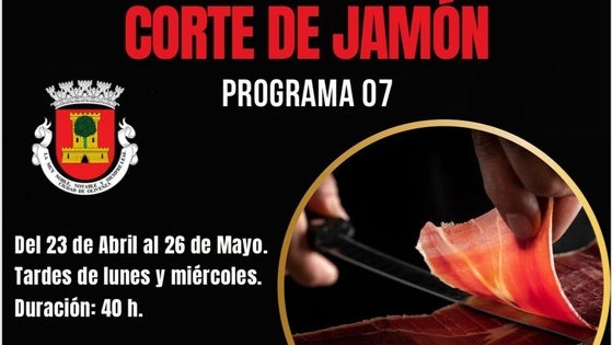 La FEUP, el Ministerio y el Ayuntamiento ofertan un curso de corte de jamón