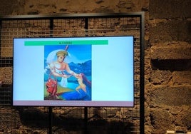 Saldaña presentó su trabajo en el Centro de Interpretación de la Torre del Homenaje.