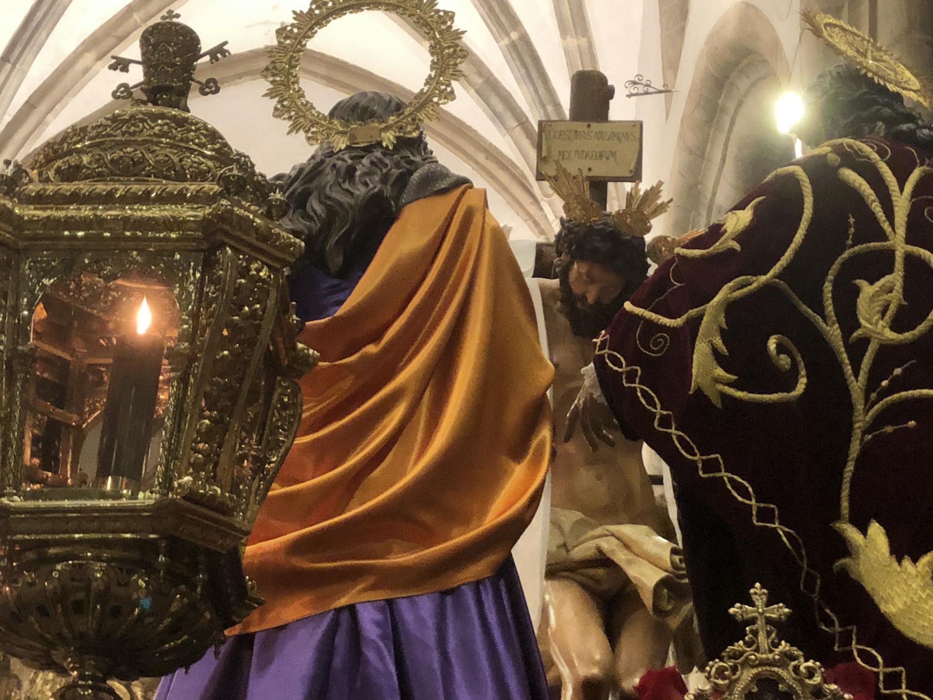 El descendimiento de Cristo marcó el jueves Santo
