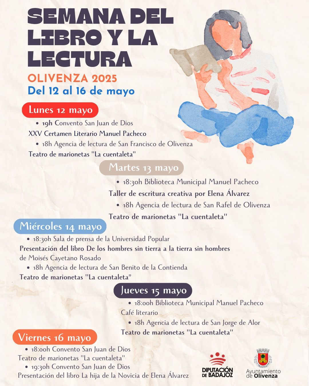 La Semana del Libro trae marionetas, presentaciones literarias y el fallo del Certamen 'Manuel Pacheco'