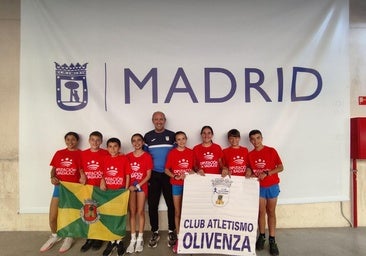 El equipo del Club Atletismo Olivenza se alza subcampeón de España