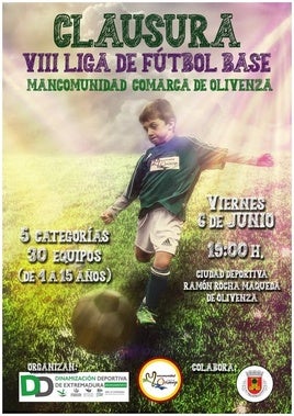 Más de 30 equipos cerrarán la VIII Liga de Fútbol Base de la Mancomunidad