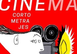Cartel inspirado en El Guernica de Picasso.