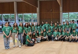 Llegada de los alumnos al aeropuerto.