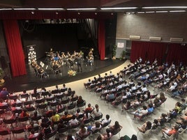 La actuación tuvo lugar en la Casa de la Cultura.