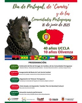La inauguración de un busto de Camôes centrará la celebración del Día de Portugal