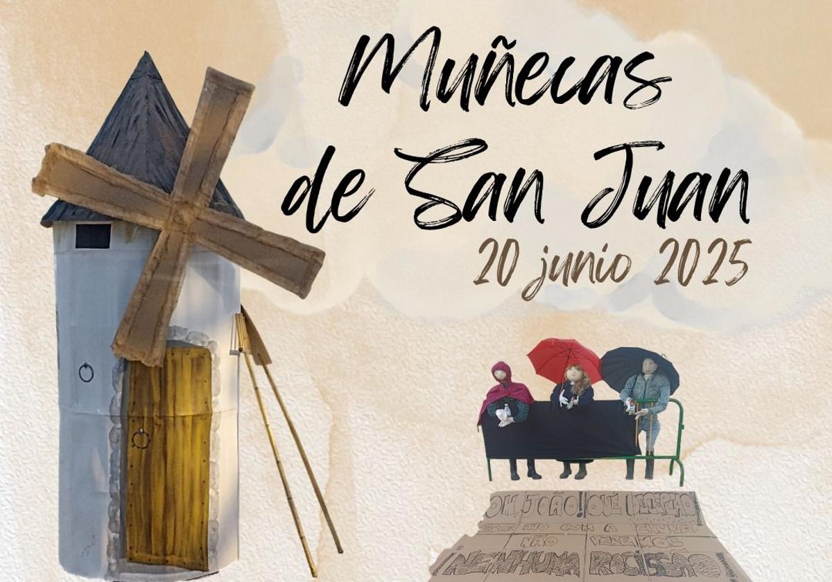 10 peleles confeccionados por asociaciones y vecinos participan en las Muñecas de San Juan