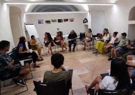 Algunos de los asistentes al encuentro.