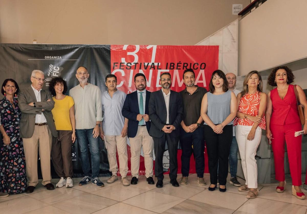 Algunos de los participantes en la presentación del festival.