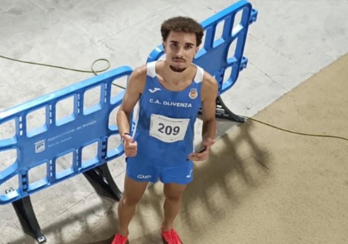 González Pacheco en Málaga tras la competición.