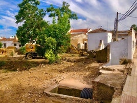 Avanzan las obras de rehabilitación de la Fuente de La Rala