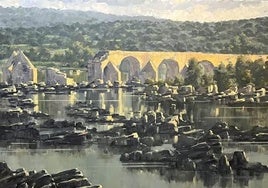 Cuadro del pintor Arcos Nieto-Guerrero de Don Benito.