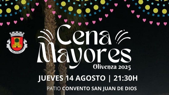 Olivenza celebrará la tradicional Cena de Convivencia de Mayores en la Feria