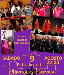'Olivenza es Flamenca' sube al escenario del Auditorio Municipal con su espectáculo de fin de curso