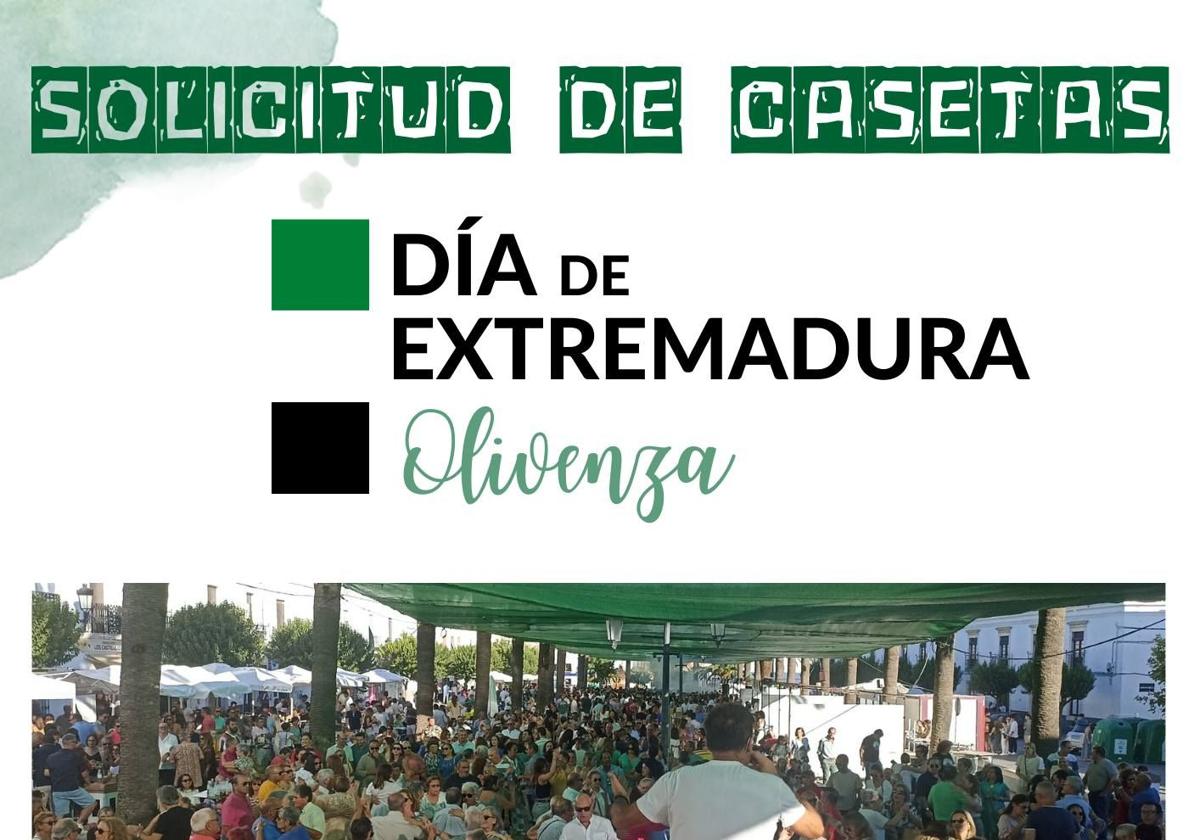 Abierto el plazo para solicitar casetas en el Día de Extremadura en Olivenza