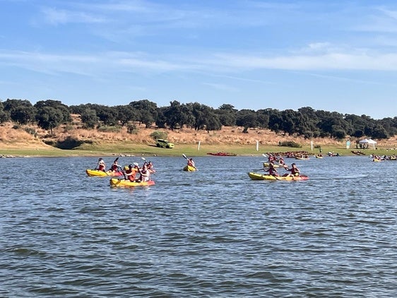 Imagen de archivo del descenso en Olivenza.