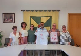 El regidor recibió a la Junta de la Asociación 'Sonríe Olivenza'.