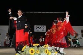 El grupo 'La Encina' en su 80 aniversario.