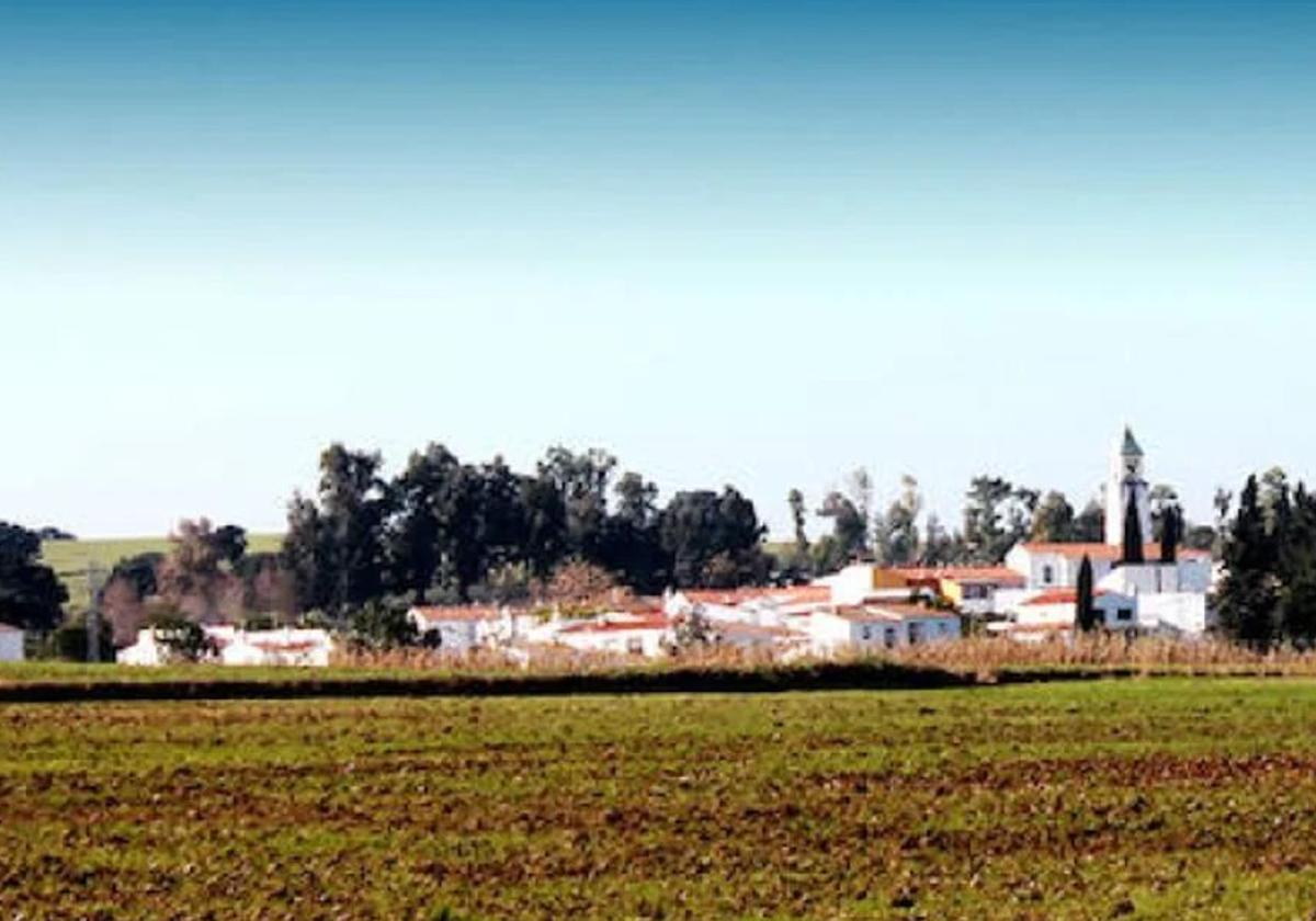 Vista de la pedanía.