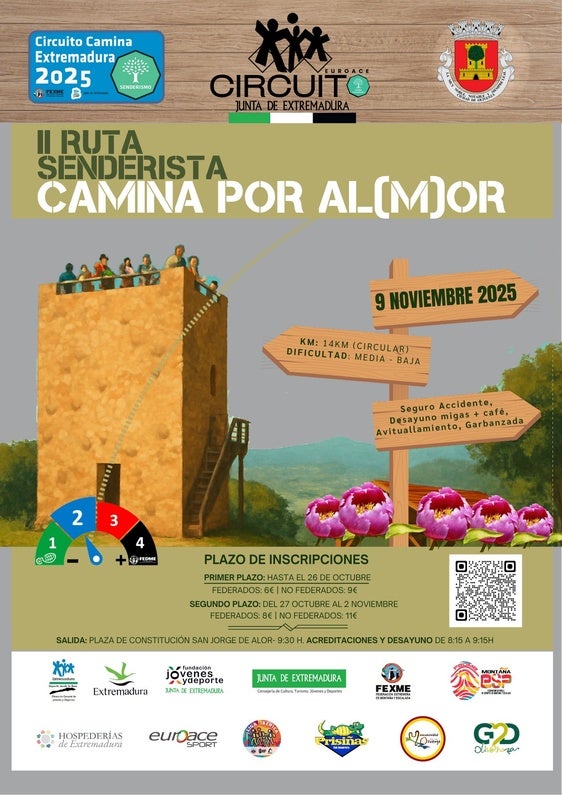 San Jorge de Alor acogerá la II Ruta Senderista 'Camina por Al(m)or'