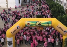 Concentración en el arco de salida en la ñultima edición.