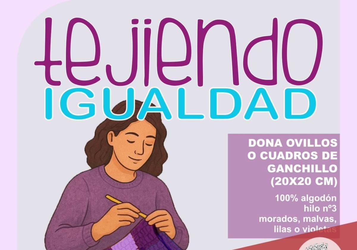Olivenza teje igualdad con un taller intergeneracional de ganchillo solidario