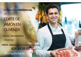 Nueva formación presencial de Corte de Jamón para mayores de 45 años