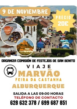 La comisión de festejos de Don Benito organiza un viaje a la Feira da Castanha