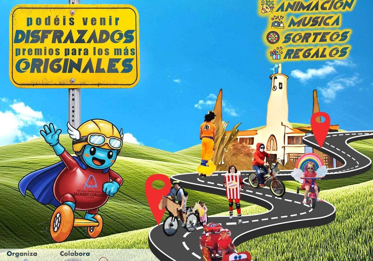 El AMPA del Sagrado Corazón organiza la II Marcha 'Sobre Ruedas'