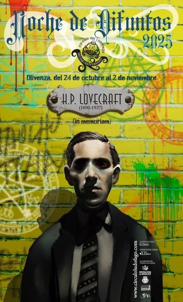 Olivenza celebra la 'Noche de los Difuntos 2025' con un homenaje a H. P. Lovecraft