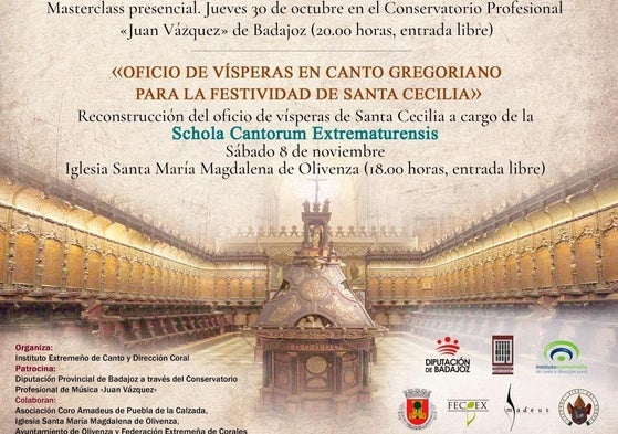 El proyecto 'In Illo Tempore 2025' trae el oficio de vísperas en canto gregoriano a la iglesia de Santa María Magdalena