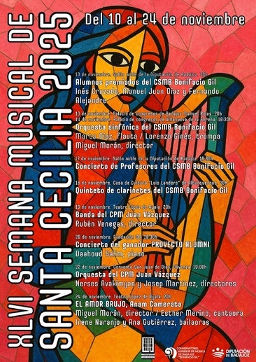 La ciudad celebra Santa Cecilia con la orquesta del Conservatorio Superior de Música 'Juan Vázquez'