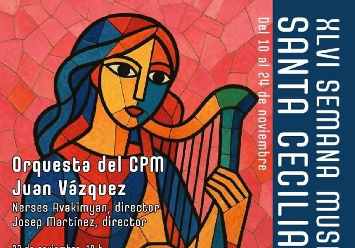 La Orquesta del Conservatorio 'Juan Vázquez' interpretará música clásica y popular por Santa Cecilia