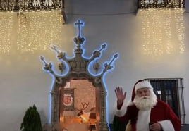 Papa Noel regresa a Olivenza para recibir a los pequeños y recoger las cartas
