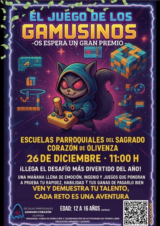 Las Escuelas del Sagrado Corazón acogen el 'Juego de los Gamusinos' para jóvenes